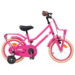 vidaXL Kinderfiets 16 Inch voor 4-6 jaar oud Donkerroze, Verzenden, Nieuw
