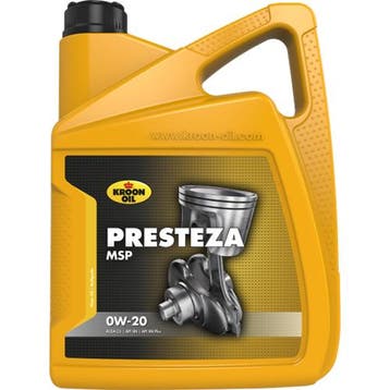Kroon Oil Presteza Msp 0W20 5L, Verzenden