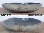 Lage natuursteen waskom | 5 - 11 cm hoog |, Ophalen of Verzenden, Nieuw, Wasbak of Wastafel