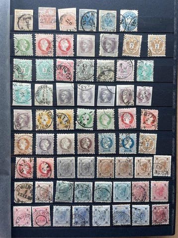 Oostenrijk 1850/1936 - Partij in een Stockboek, Postzegels en Munten, Postzegels | Europa | Oostenrijk, Gestempeld