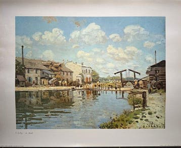 Alfred Sisley (1839-1899) - Le canal