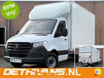 Zakelijke Lease |  Mercedes-Benz Sprinter 315CDI 150PK Aut., Automaat, Stof, Gebruikt, Zwart
