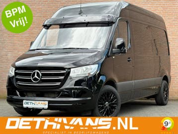 Zakelijke Lease |  Mercedes-Benz Sprinter 214CDI 143PK L2H2, Stof, Gebruikt, Zwart, Zwart