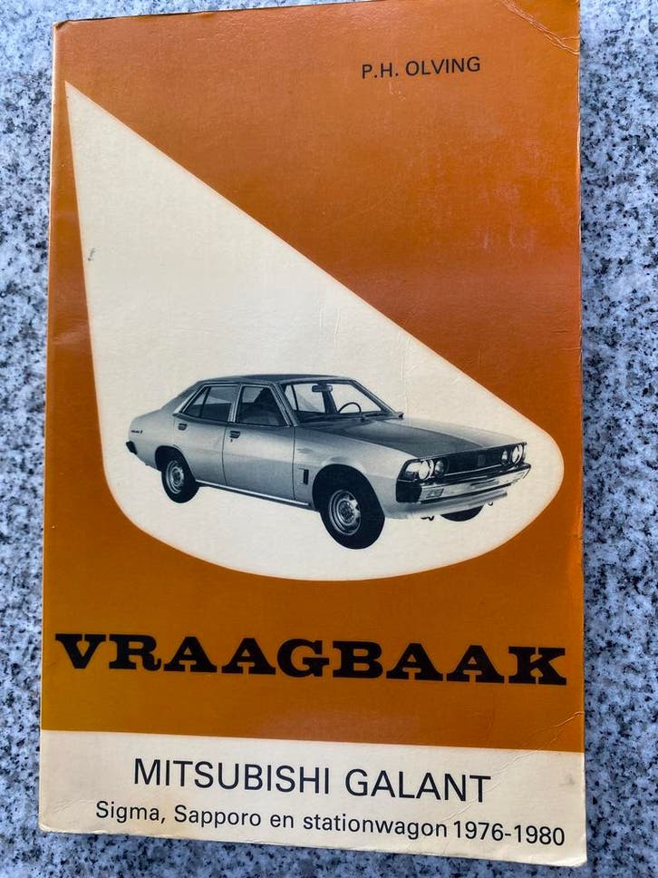 Vraagbaak Mitsubishi galant 1976-1980 (P.H. Olving), Boeken, Auto's | Boeken, Mitsubishi, Gelezen, Verzenden