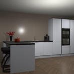 Greeploze Sneeuwwitte keuken Amalfi 41595, Verzenden, Nieuw