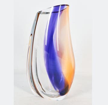 Kosta Boda - Goran Warff - Vaas - 7040856 - Kristal, Antiek en Kunst, Antiek | Glas en Kristal