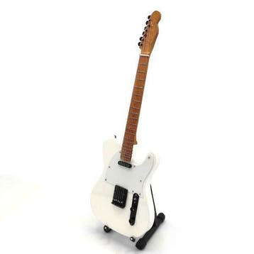 Miniatuur replica Fender gitaar - Freddy Mercury - Queen, Ophalen of Verzenden, Nieuw, Overige typen
