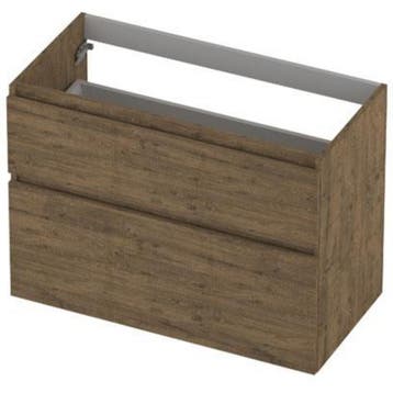 INK - Onderkast 2 Laden Greeploos Hout Decor met Houten, Ophalen of Verzenden, Nieuw