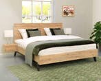 Oak & Steel Diamant Massief Houten Bed - 160 x 200, Nieuw