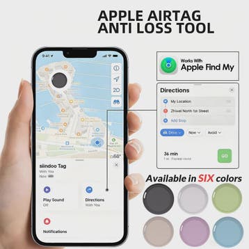 Slimme GPS Tracker Tag - Anti-diefstal & Verlies Locator voo, Verzenden, Nieuw