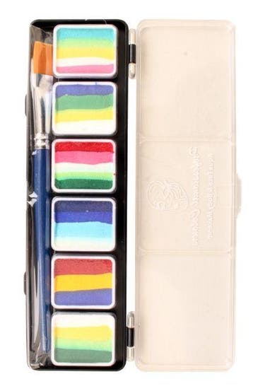 PXP aqua schminkpallet vierkant splitcake type E 6x6 gr, Ophalen of Verzenden, Nieuw