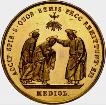 Italië, Vaticaan. Historical Medal MDCCCLI (1851) Jesus