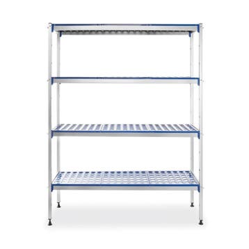 Hendi Aluminium opbergrek 1280x405x(h)1685mm, Verzenden, Nieuw