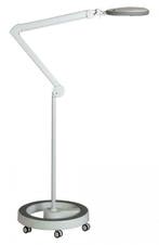 Loeplamp 125mm lens 5 dioptrie 96LED statief (grijs), Verzenden, Nieuw, Loeplamp