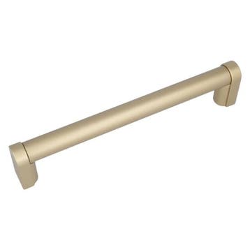 Greep buis 192 mm zamak mat messing, Verzenden, Nieuw