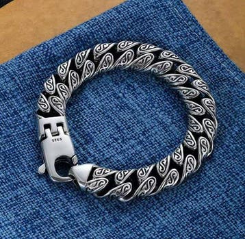 Zonder minimumprijs - Armband Zilver - Massieve zilveren, Nieuw