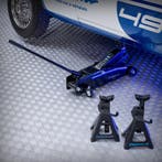 Datona Garagekrik 3 ton + assteunen 3 ton - Datona - Zwart, Auto diversen, Krikken, Ophalen of Verzenden, Nieuw