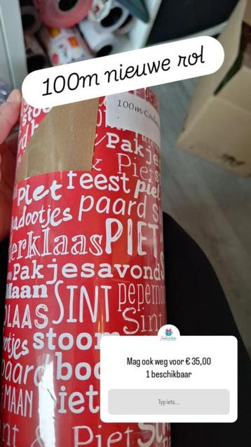 toonbankrol sint 100m (Insta Sale, OUTLET), Ophalen of Verzenden, Nieuw