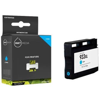 Geschikt HP 933XL (CN054AE) inktcartridge cyaan hoge, Nieuw, Cartridge, Inktmedia