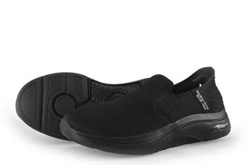 Skechers Instappers in maat 42 Zwart, Verzenden, Zwart, Overige typen, Zo goed als nieuw