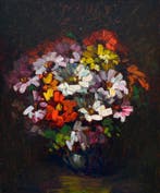 Louis Pastour (1876-1948) - Fleurs - Grande célébration