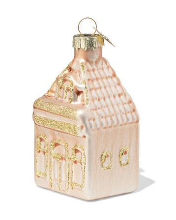 HEMA Kersthanger 9cm glas huisje laag geprijsd, Verzenden, Nieuw