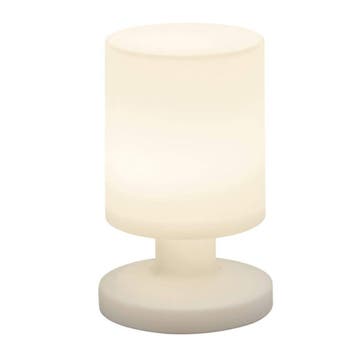 LED Tafellamp - Rond - Wit - Spatwaterdicht - USB Oplaadbaar, Ophalen of Verzenden, Nieuw, Kunststof, Overige fittingen