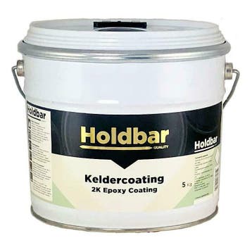Holdbar 2K Epoxy Keldercoating Betongrijs (RAL 7023) 10 Kg, Verzenden, Nieuw
