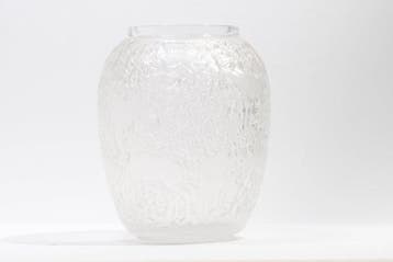Lalique - Vaas - Kristal - hinden, Antiek en Kunst, Antiek | Glas en Kristal