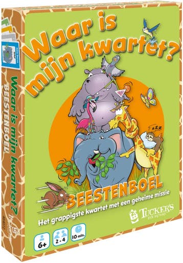 Waar is mijn Kwartet - Beestenboel | Tuckers Fun Factory -, Verzenden, Nieuw
