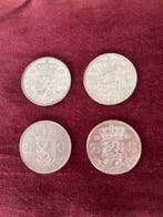 Nederland. Juliana. 2 1/2 Gulden 1960, 1961 (4 stuks), Postzegels en Munten, Munten | Nederland