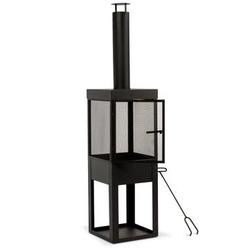 MaxxGarden Tuinhaard Napoli - 40 x 195 cm - Zwart, Tuin en Terras, Verzenden, Nieuw