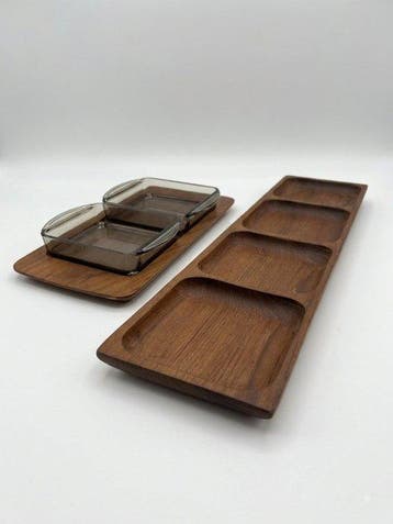 Dienblad - Teak - Teak dienblad Zweeds