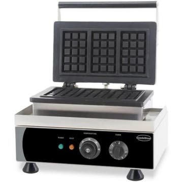 Wafelijzer | Enkel | Brusselse Wafels (125x77x22mm) | 1.75kW, Verzenden, Nieuw in verpakking