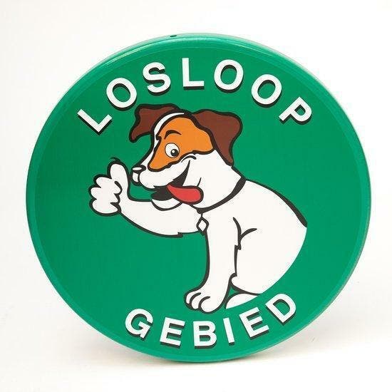 Bord Honden Losloopgebied, Dieren en Toebehoren, Honden-accessoires, Verzenden