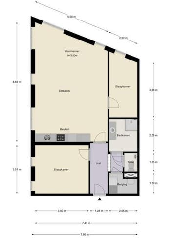 Te huur: Appartement Groot Bethlehem in Nijmegen, Gelderland, Nijmegen, Appartement