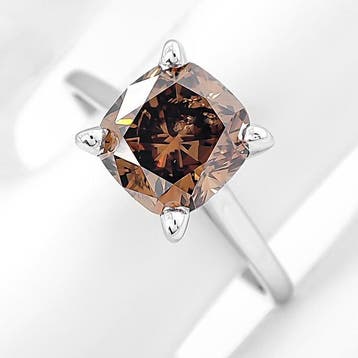 Ring - 14 karaat Witgoud - 2.25ct. tw. Diamant (Natuurlijk, Nieuw