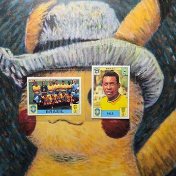 1970 Panini World Cup Stickers Pelé Brasil 1970 -Pelè 1970, Verzamelen, Nieuw