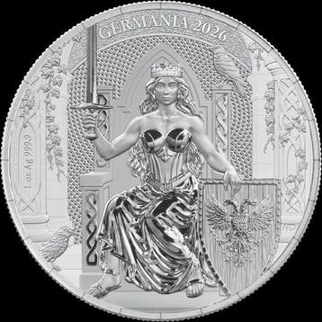 Germania. 5 Mark 2026, Germania - Queen On The Throne 1 oz