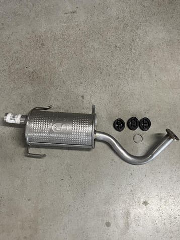 Einddemper, Uitlaat Nissan Micra 1.0, 1.3, Verzenden, Nieuw