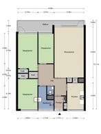 Te Huur 4 Kamer Appartement Valkhofplein In Arnhem, Huizen en Kamers, Huizen te huur, Gelderland, Direct bij eigenaar, Appartement