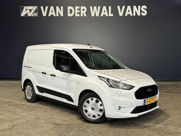 Ford Transit Connect 1.5 EcoBlue L1H1 Euro6 Airco | Trekhaak, Stof, Gebruikt, Wit, Dealer onderhouden