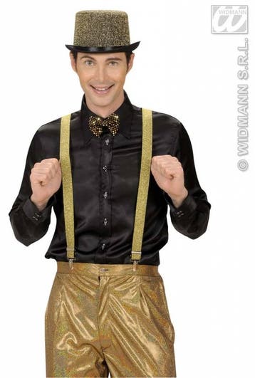 Bretels lurex goud, Ophalen of Verzenden, Nieuw