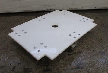 Verrijdbaar onderstel Bulkbak, Pekelbak 650ltr, Gebruikt