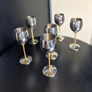 Viners - Stuart Devlin - Wijnglas (6) - De Vintage, Antiek en Kunst