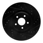 R1 14-18 Ford Focus ST Front Right Drilled & Slotted Black, Ophalen of Verzenden, Nieuw