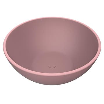 Waskom Arcqua Prince Opbouw 38x14 cm Rond Mat Roze, Overige typen, Nieuw, Ophalen of Verzenden, Minder dan 100 cm