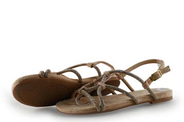 Unisa Sandalen in maat 37 Beige, Verzenden, Beige, Sandalen of Muiltjes, Zo goed als nieuw