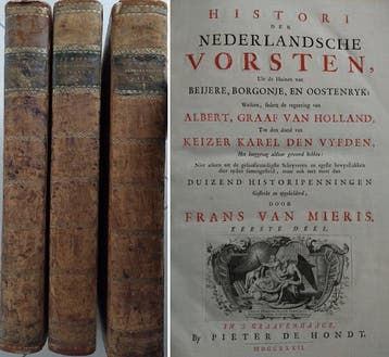 Frans van Mieris - Histori der nederlandsche vorsten -