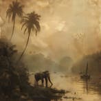 Le Yack - River Memory - Hand signed